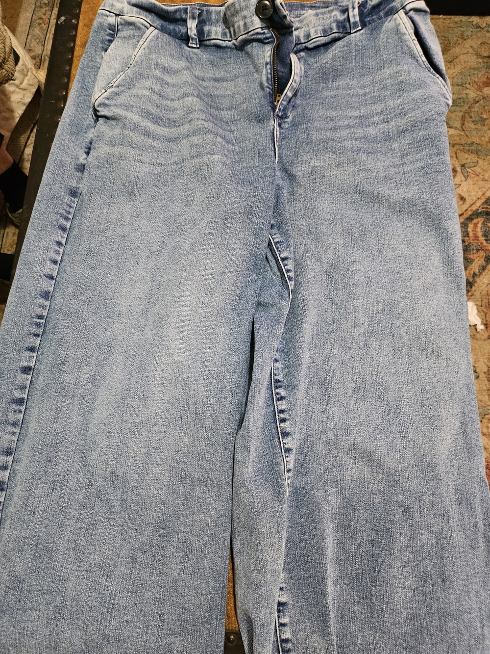 Lane Bryant Light Blue Wide Leg Jeans
